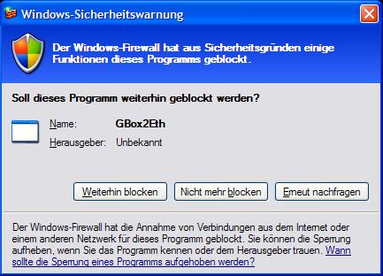 Windows-Warnung